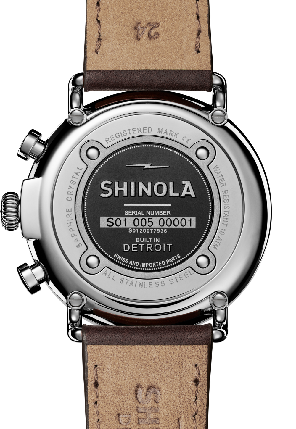 Runwell Chronograph Watch - Silver