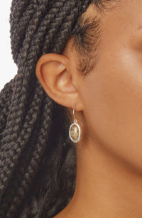 Heirloom Petoskey Drop Earrings - Sterling Silver