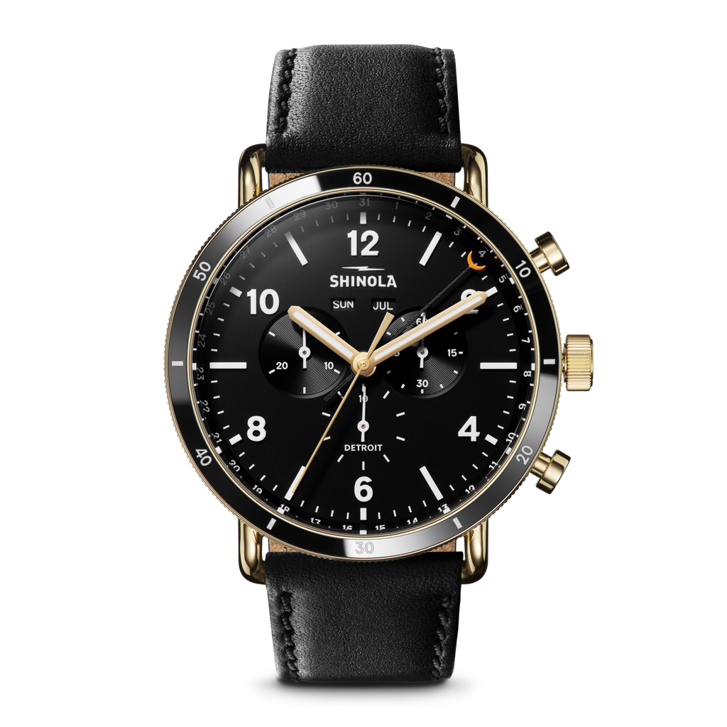 Canfield Sport Chronograph Watch Matte Black