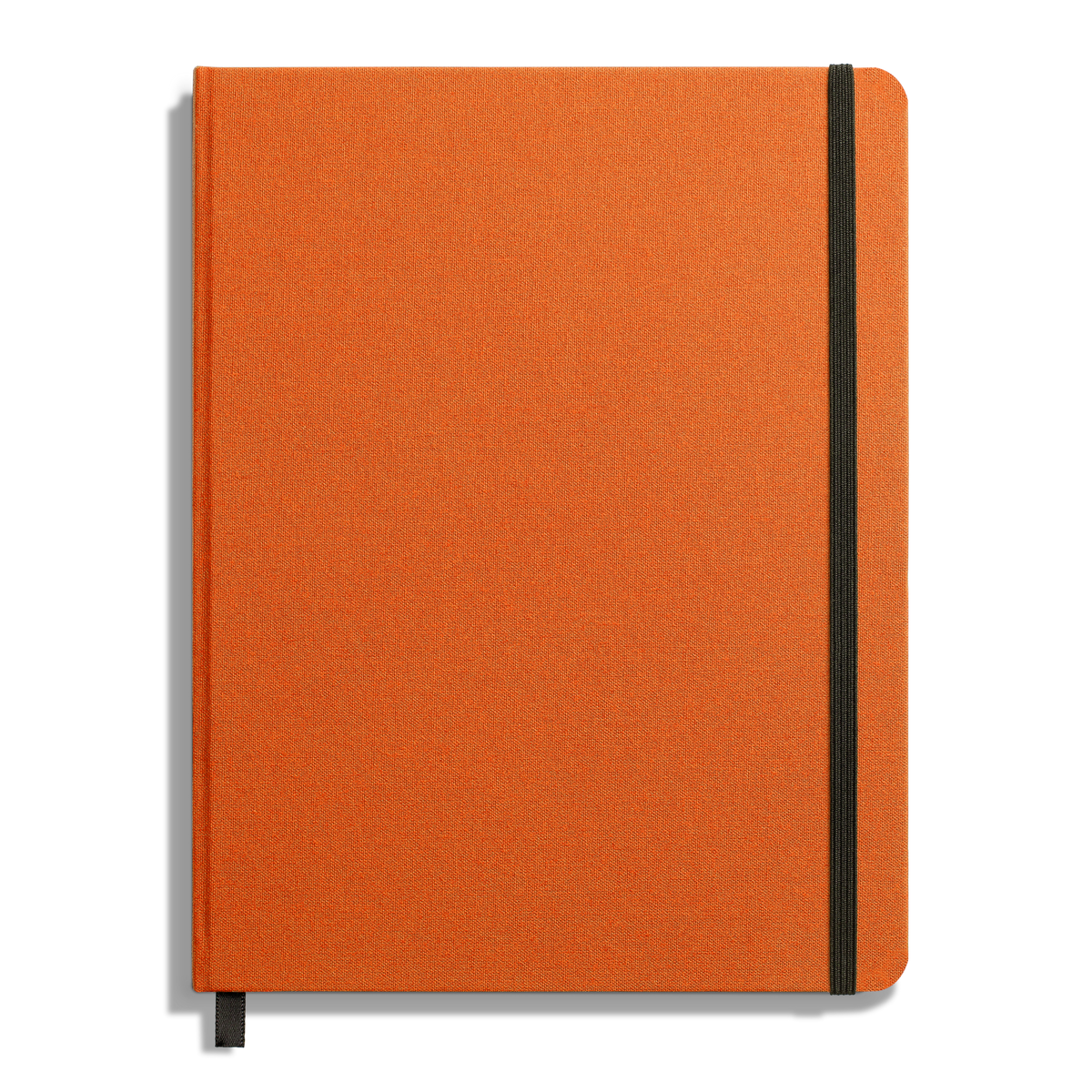 Large Hard Ruled Journal - Bold Orange