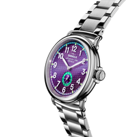 Runwell Watch - Silicon Purple Subsecond