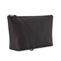 Small Zip Cosmetic Case - Espresso