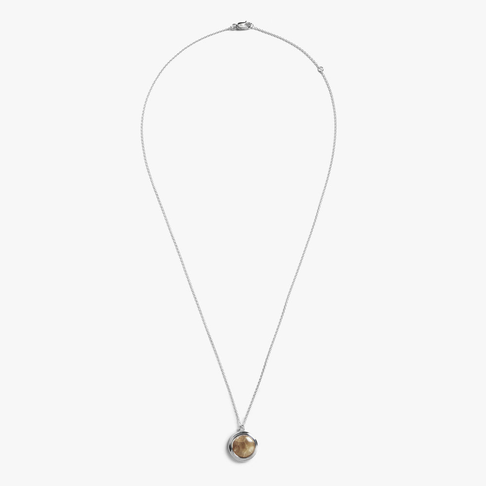 Heirloom Petoskey Pendant Necklace - Sterling Silver