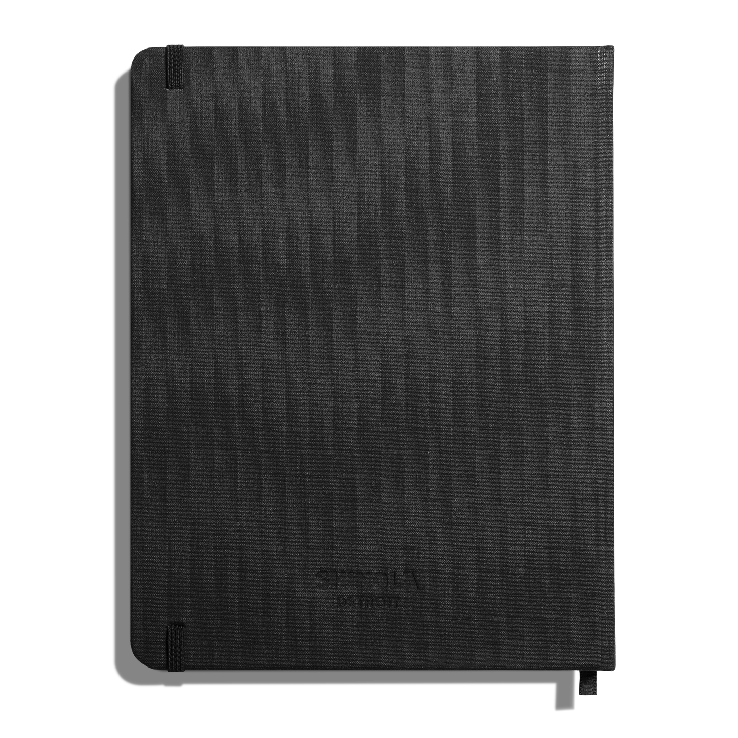 Large Hard Plain Journal - Black