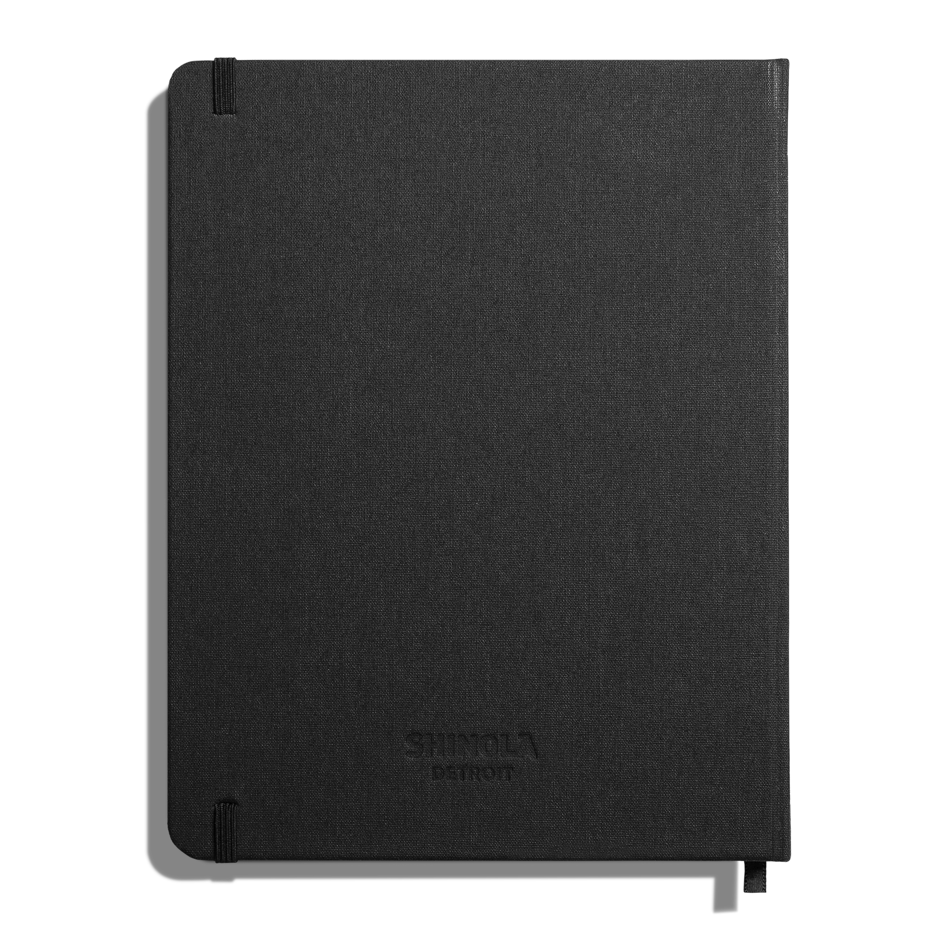 Large Hard Plain Journal - Black