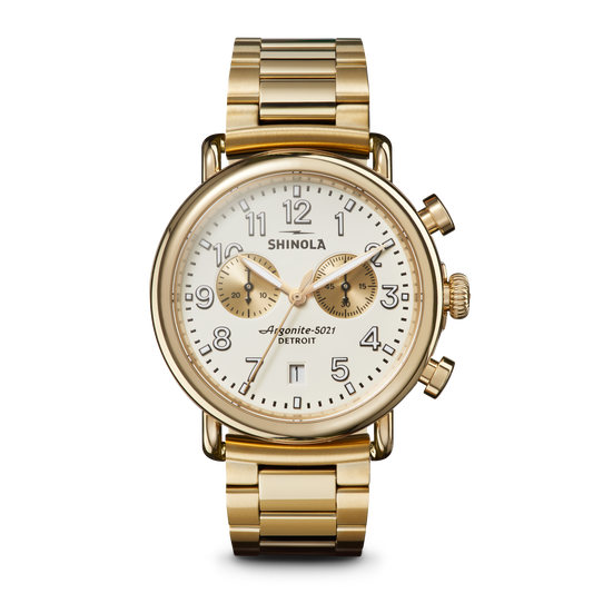 Runwell Chronograph Watch - Ivory