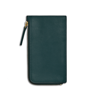 Zip Around Card Case - Emerald