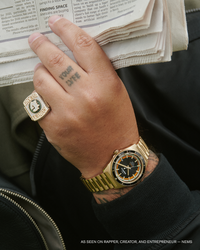 Duck Automatic Watch - Black/Gold