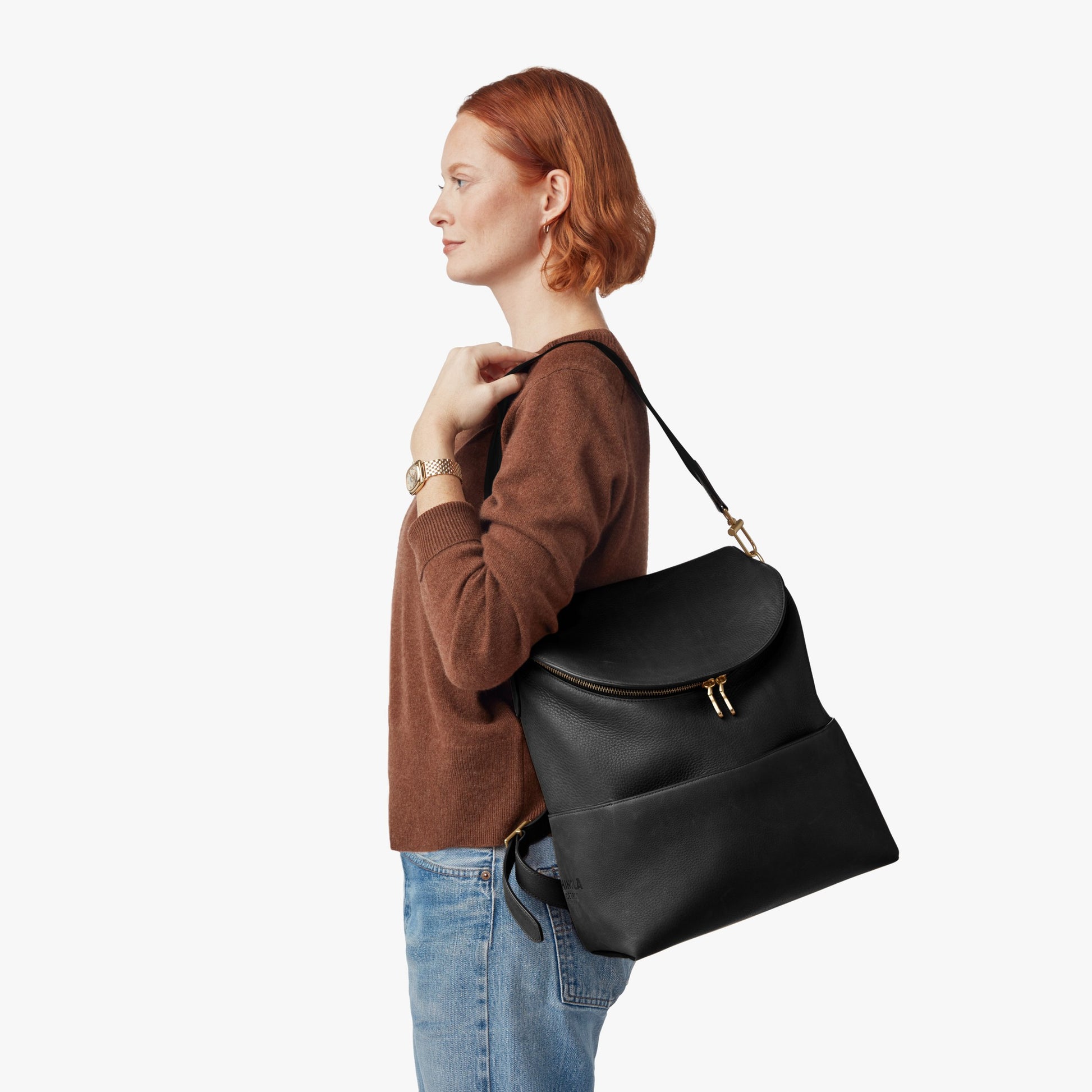 Convertible Pocket Backpack - Black