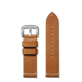 24mm Tan Leather Watch Strap - Tan
