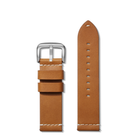 24mm Tan Leather Watch Strap - Tan