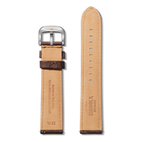 22mm Cattail Leather Watch Strap (XL) - Cattail