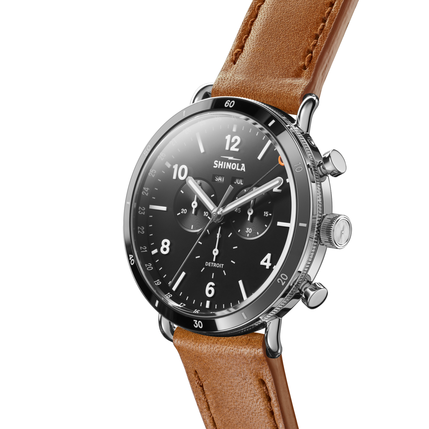 Canfield Sport Chronograph Watch - Black