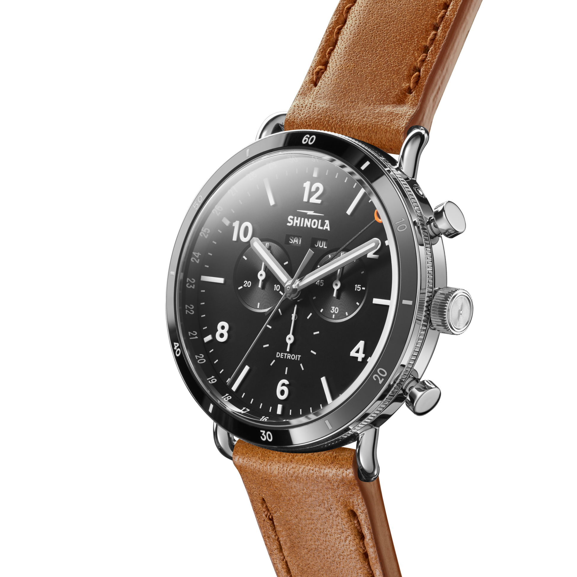 Canfield Sport Chronograph Watch - Black