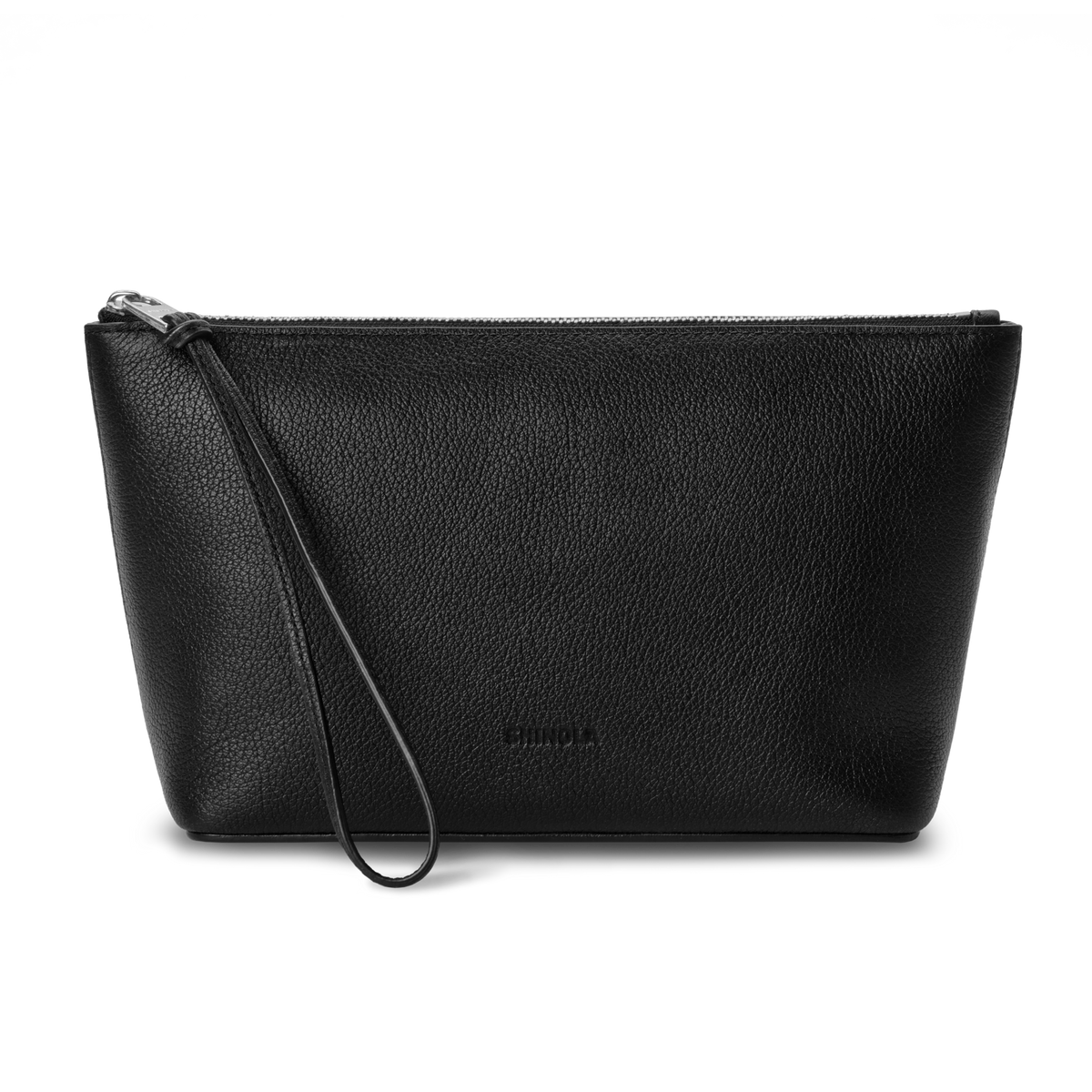 Small Zip Cosmetic Case - Black