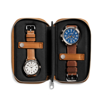 Travel Watch Case - Tan