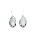 Heirloom Mother Of Pearl Drop Earrings - Sterling Silver