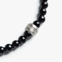 4mm Beaded Onyx Bracelet - Onyx