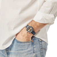 J Dilla Runwell Chronograph Watch - Midnight Blue