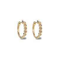 Desert Diamond Huggie Earrings