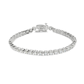4 Carat 7" Diamond Tennis Bracelet - White Gold