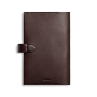 Medium Snap Journal Cover - Dark Brown Vachetta