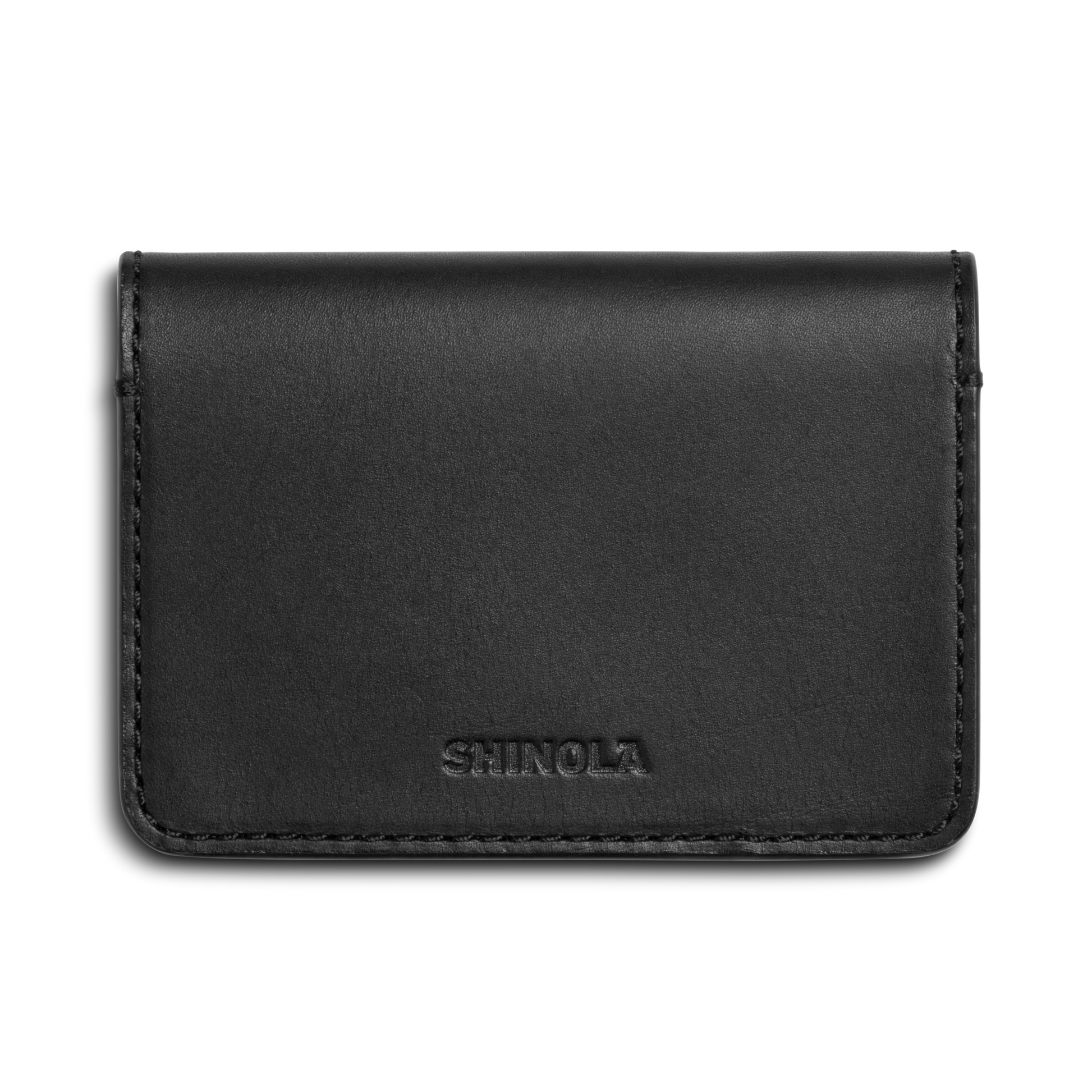 Shinola | Business Card Holder | Black | Leather Shinola | Business Card Holder | Black | Leather