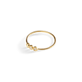 Diamond 3 Stone Ring - Yellow Gold