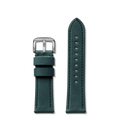 24mm Evergreen Leather Watch Strap - Green