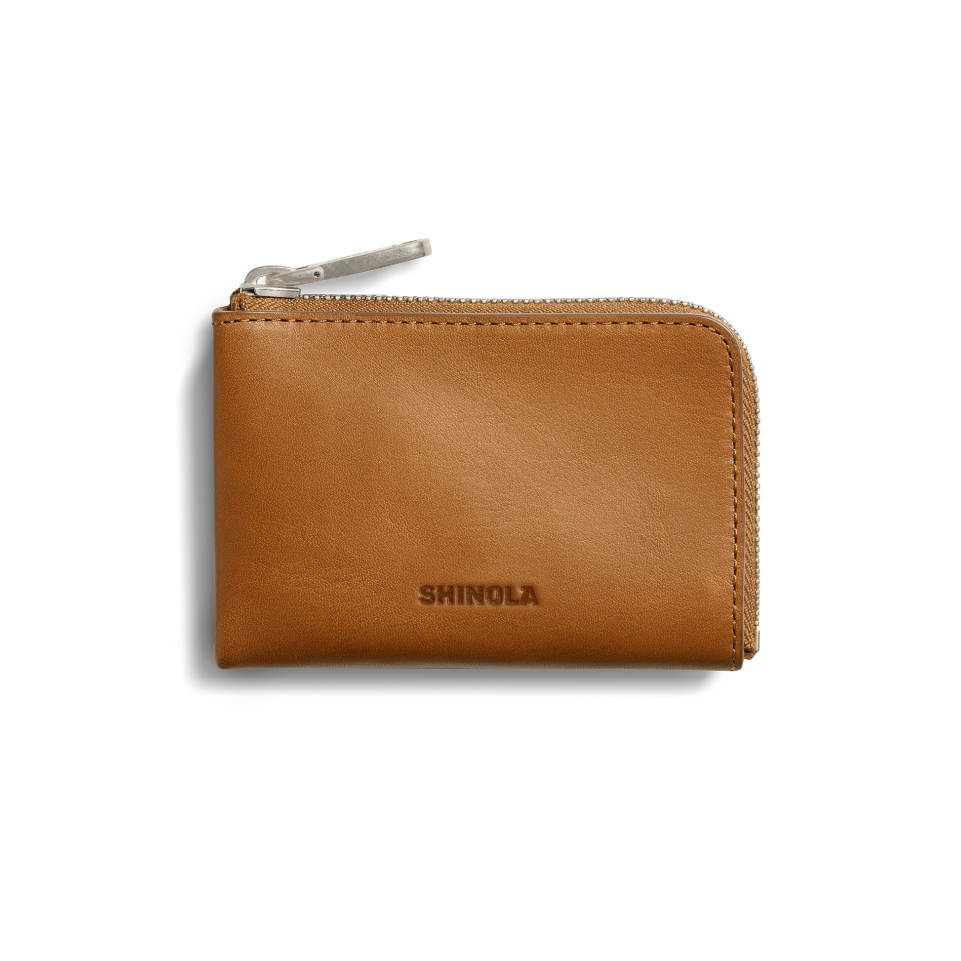 Zip Key Wallet - Tan