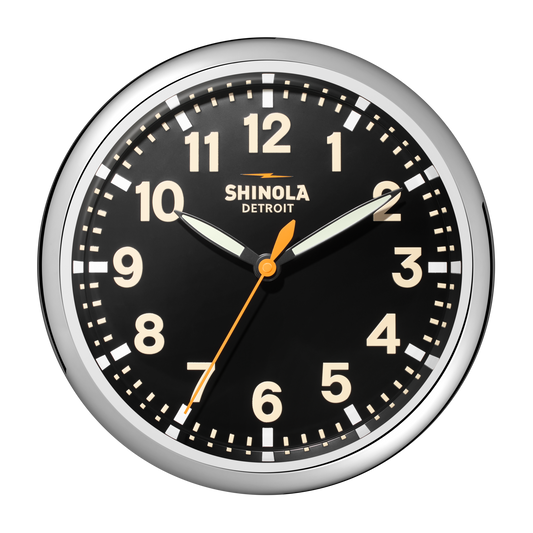 14" Runwell Clock - Black