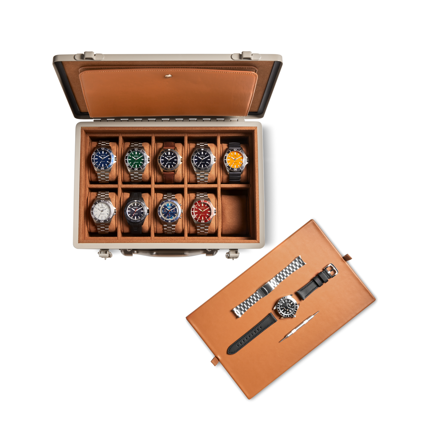 Watch Garage 10 Slot Watch Case