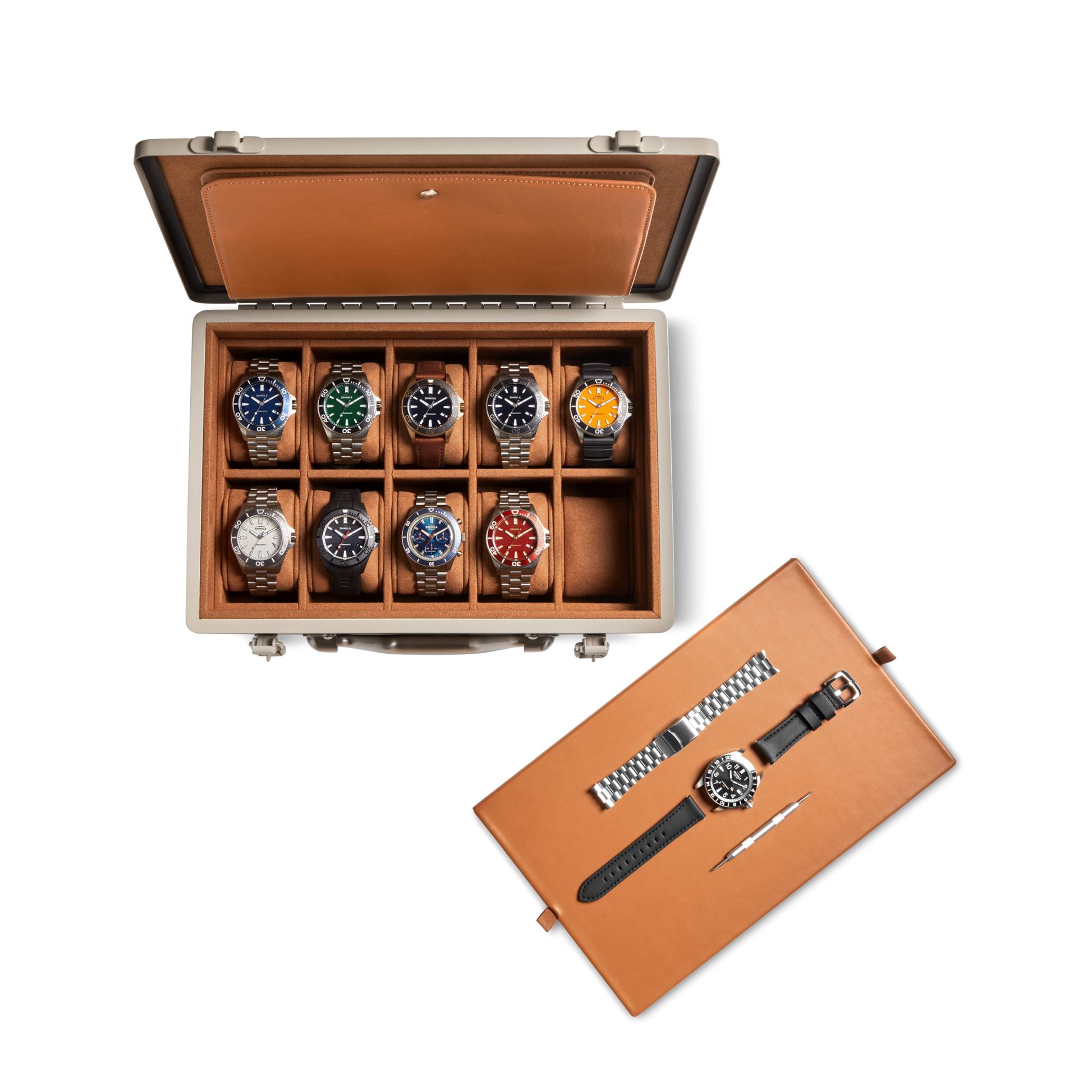 Watch Garage 10 Slot Watch Case