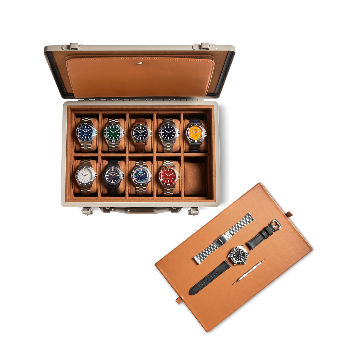Watch Garage 10 Slot Watch Case