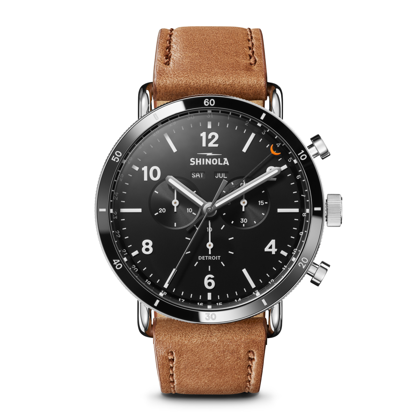 Canfield Sport Chronograph Watch - Black