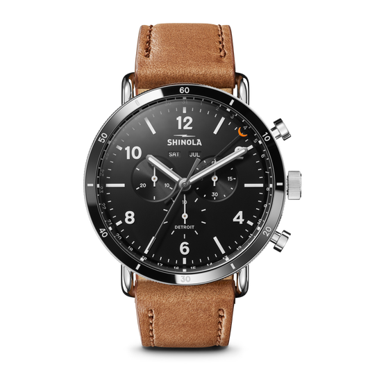 Canfield Sport Chronograph Watch - Black