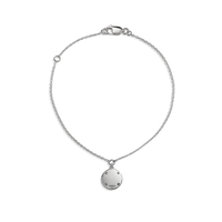 Heirloom Mother Of Pearl Charm Bracelet - Sterling Silver