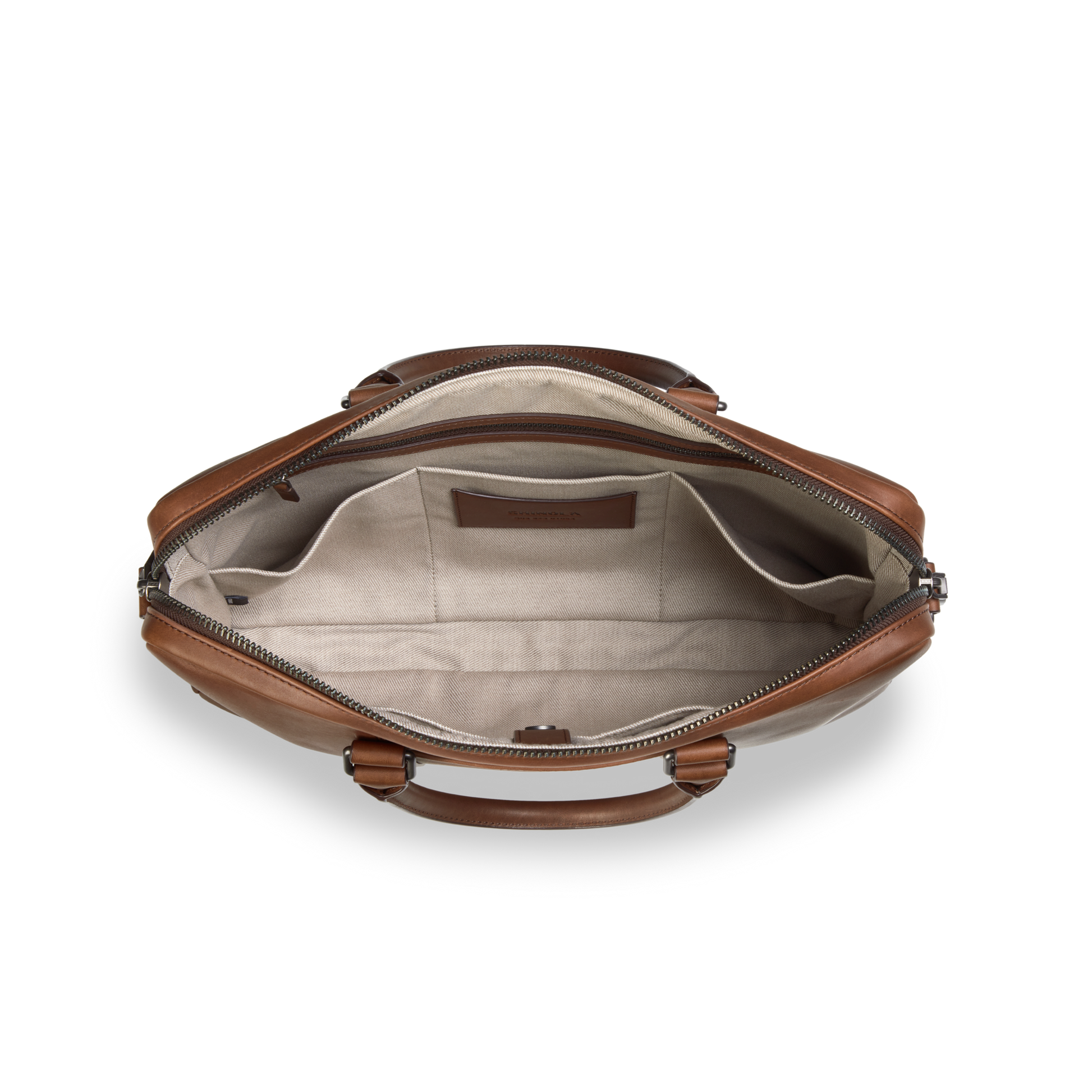 Computer Briefcase - Medium Brown