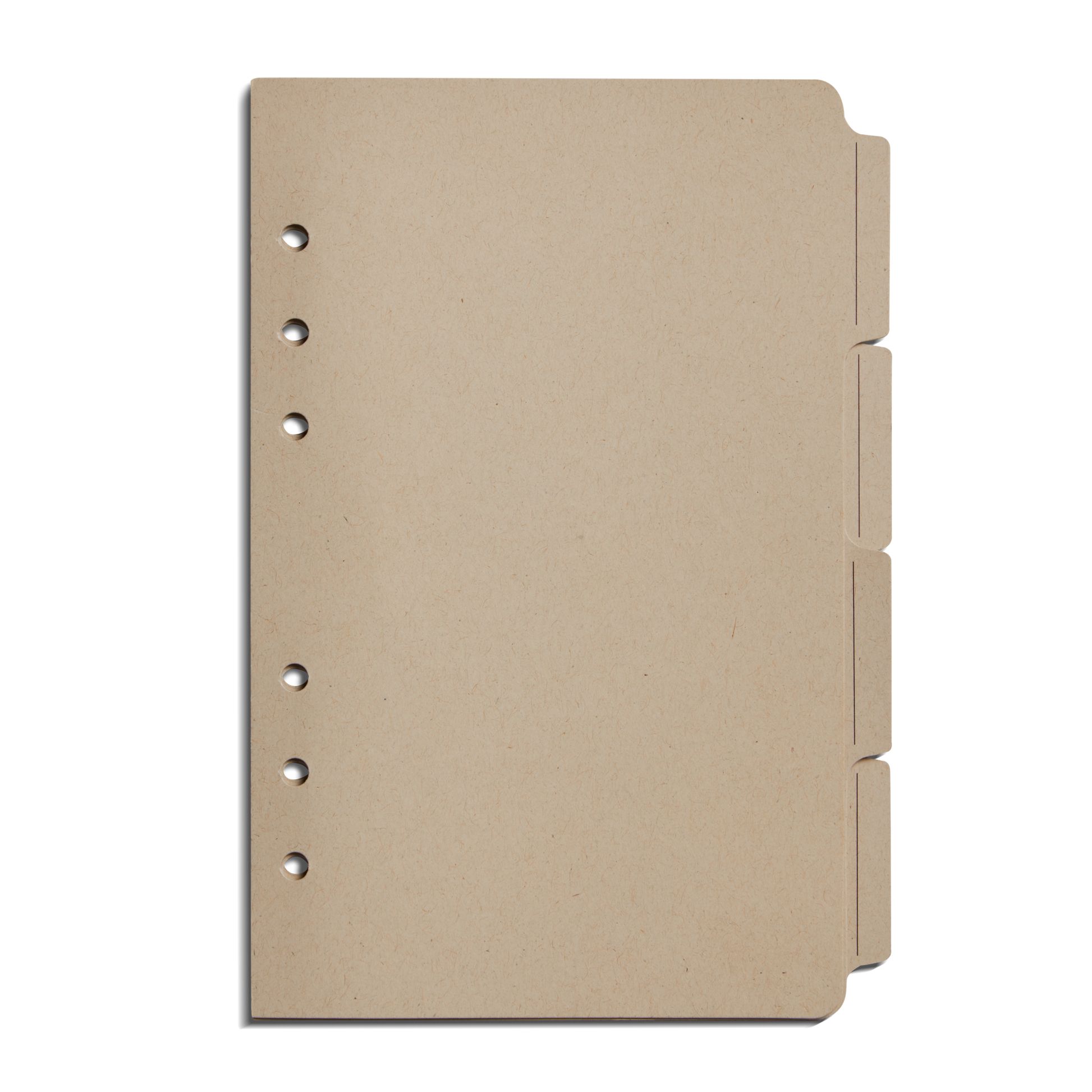 Dividers Agenda Insert - Kraft