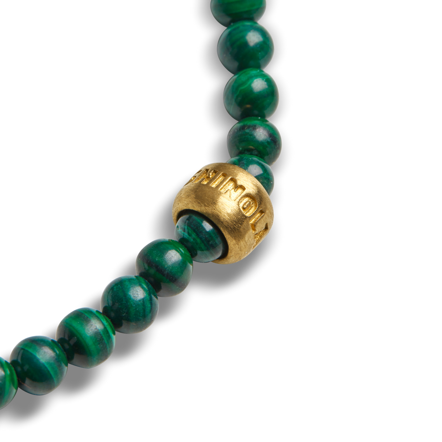 4mm Beaded Bracelet Malachite