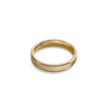 4mm Diagonal Textured Yellow Gold Band