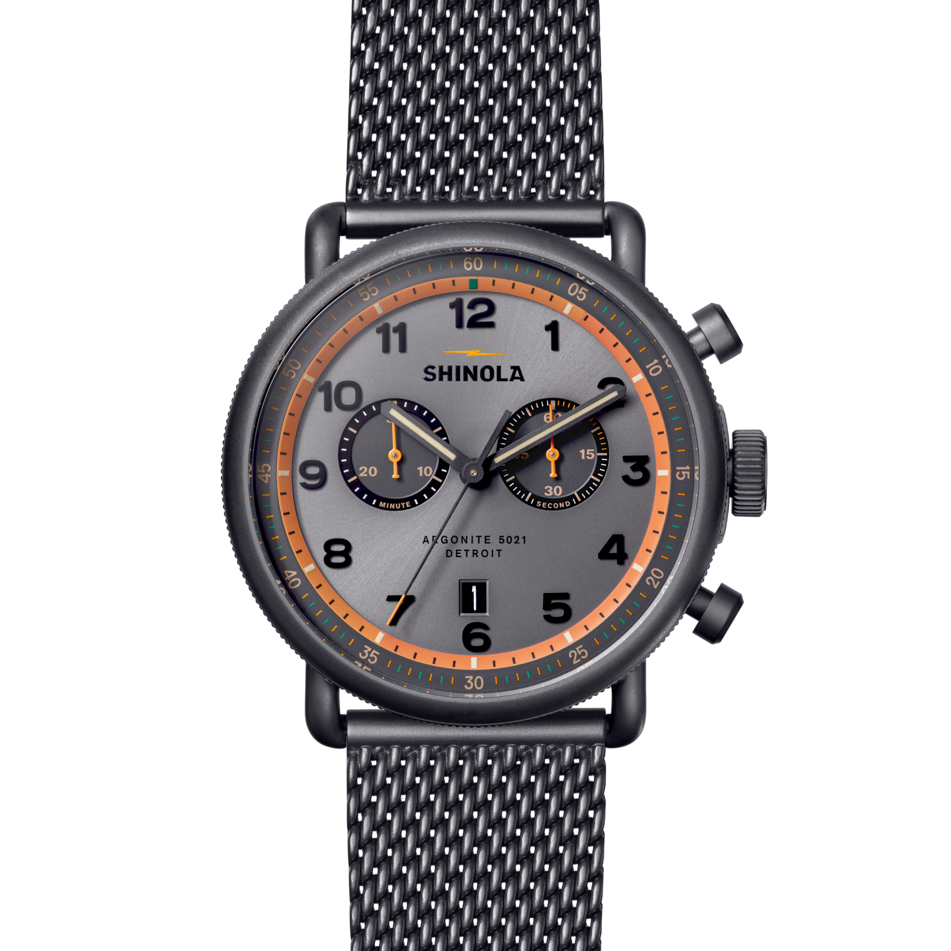 Canfield Model C56 Chronograph Watch - Cool Gray