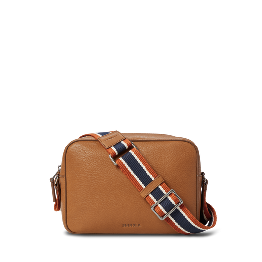 Camera Crossbody Bag - Tan