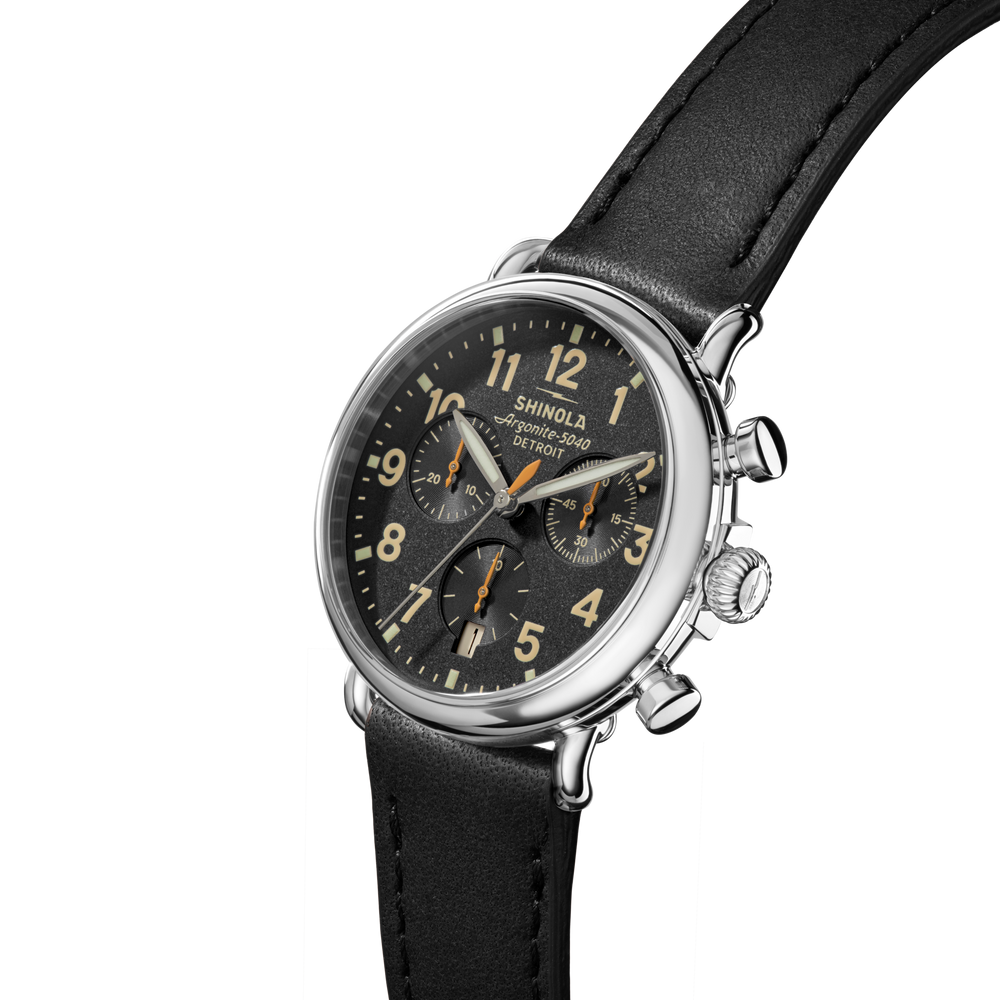 Runwell Chronograph Watch - Exclusive Black
