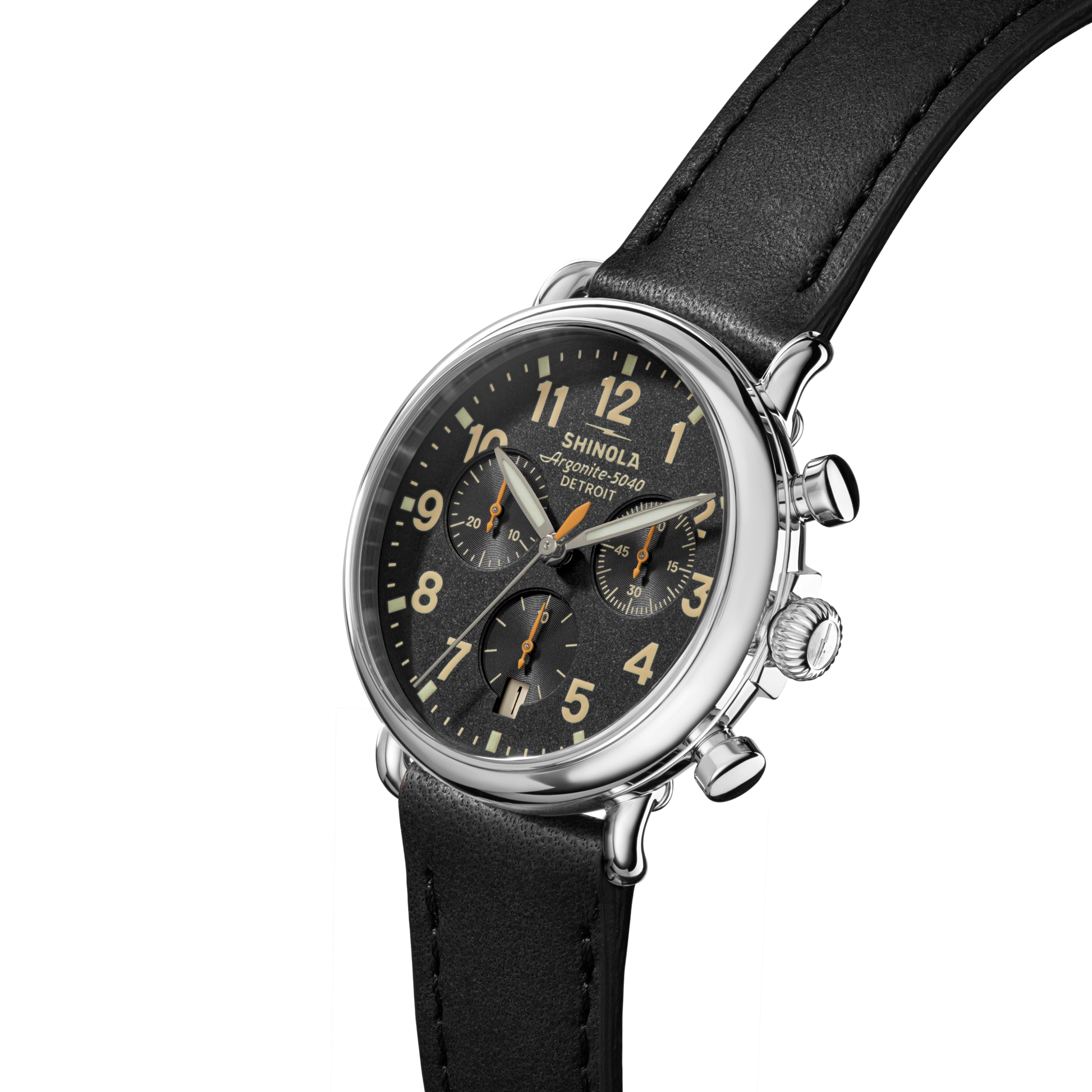 Runwell Chronograph Watch - Exclusive Black
