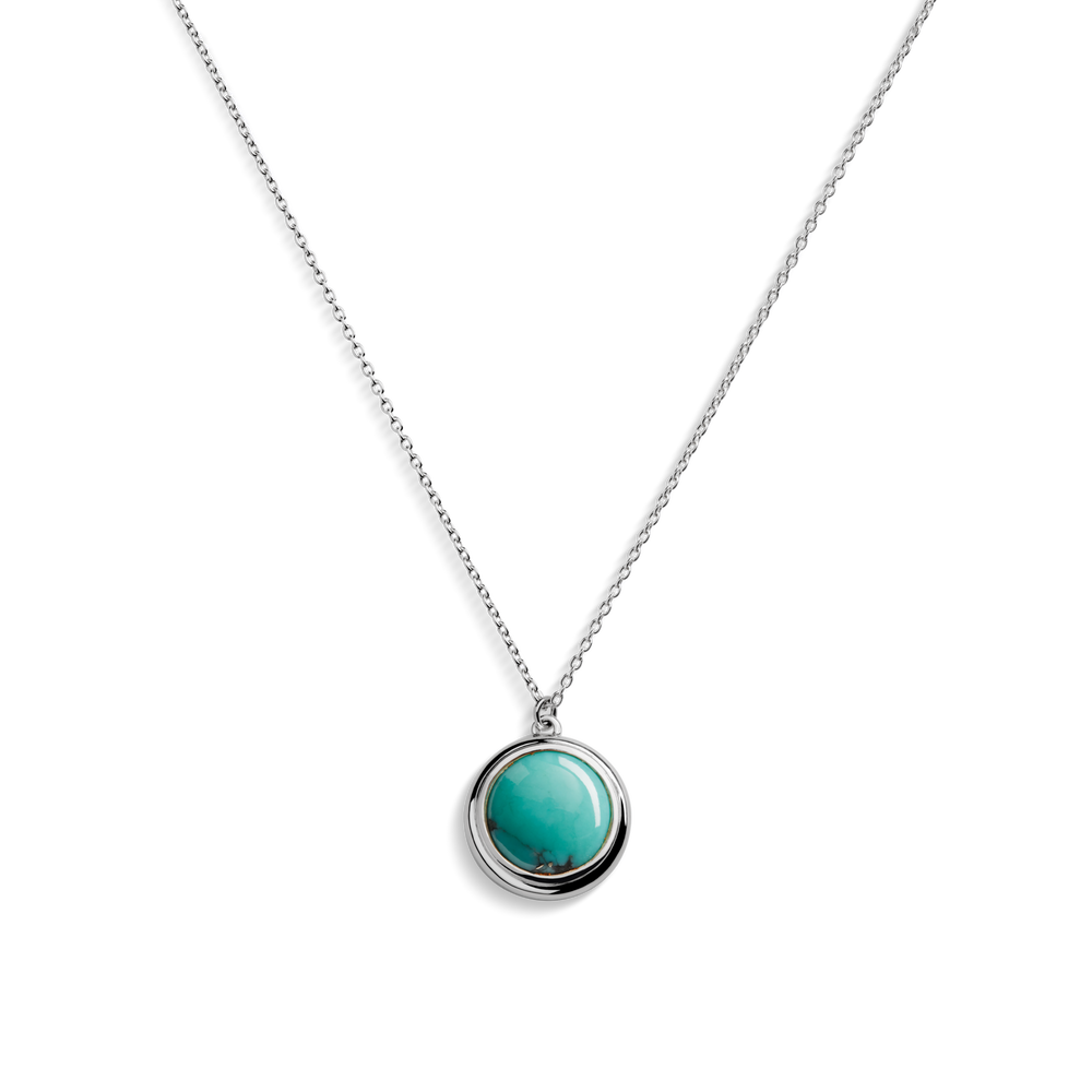 Heirloom Turquoise Pendant Necklace