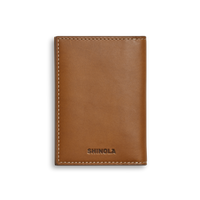 Folded Card Holder Wallet - Tan