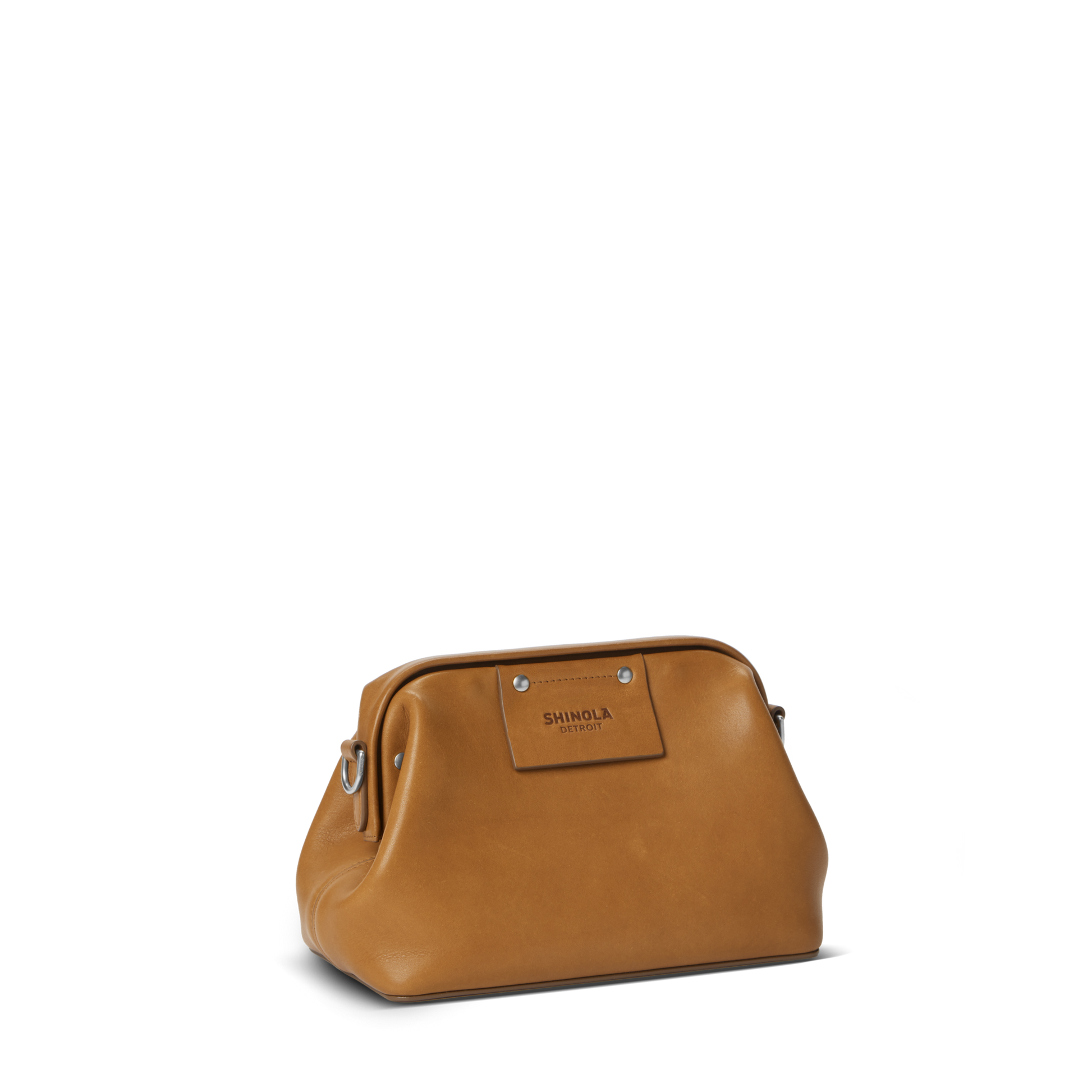 Rivet Frame Shoulder Bag - Black
