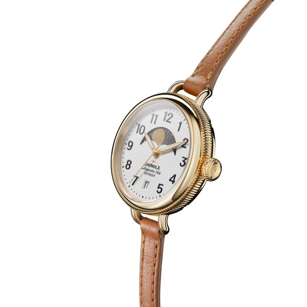 Birdy Moon Phase Watch - White