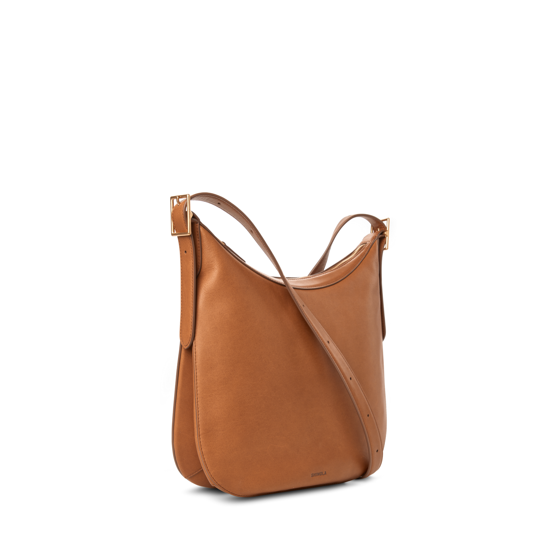 Medium Accordion Crossbody - Tan